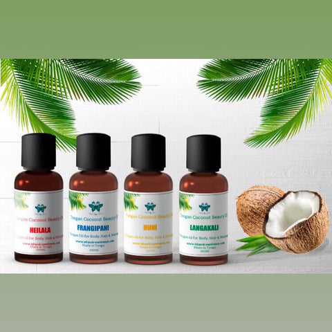 Tongan Coconut oil pack - Floral Fragrance Infusion